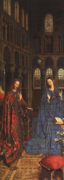 Jan Van Eyck The Annunciation oil painting image